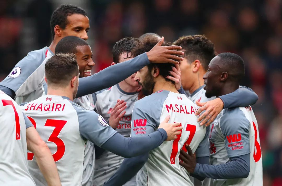  萨拉赫戴帽助利物浦大胜阿森纳  